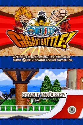 One Piece - Gigant Battle! (Europe) screen shot title